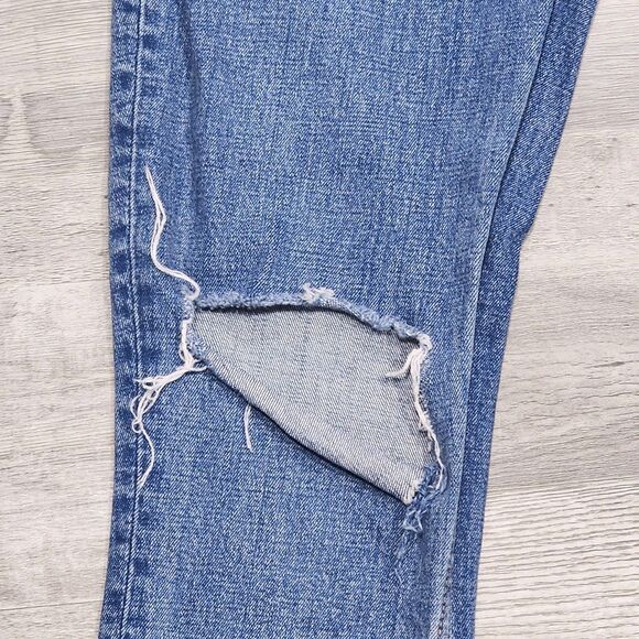 Abercrombie Fitch Jeans Womens Blue Stone Wash The Skinny High Rise Denim 26/2S - Picture 6 of 7